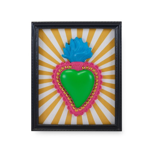 Cornice Rett. con Cuore e Raggi 22x18 cm TON COEUR
