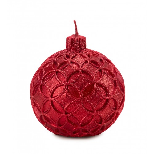 Candles nora red sfera cm.9