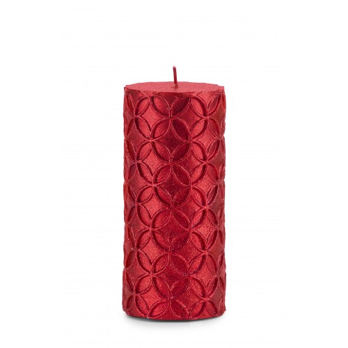 "Candele Nora Rosse: Design Unico per la Tua Casa"