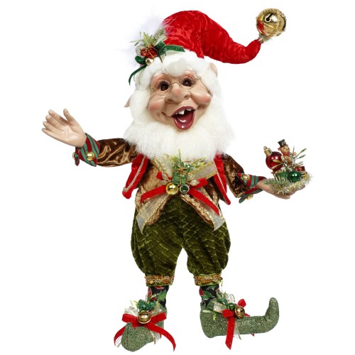 MED MERRY CHRISTMAS ELF RD/GRN 45CM  LIMITED ED