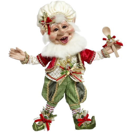 MED KITCHEN HELPER ELF GRN/RD 46CM  LIMITED ED