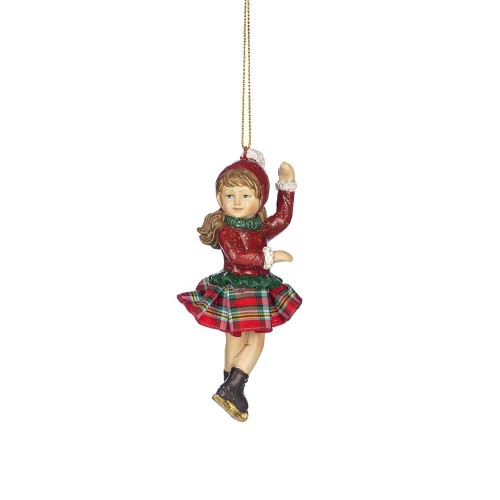 Skating Girl Tartan B 12CM