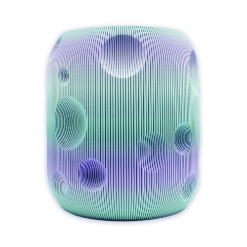 Moon XL Aurora Cangiante Seta 20cm.