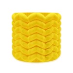 Babushka portavaso 6" Giallo 16cm.