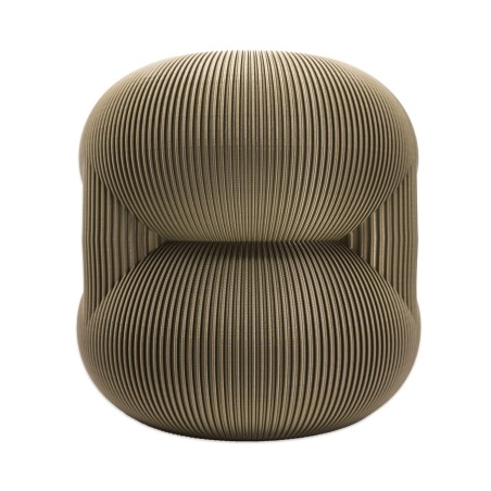 83 vase L Oro Antico Seta 16.5cm.