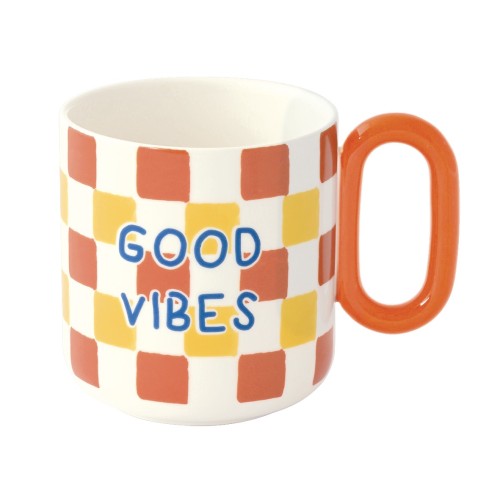 Tazza singola 350 ml in porc.in color box ENERGY - GOOD VIBES