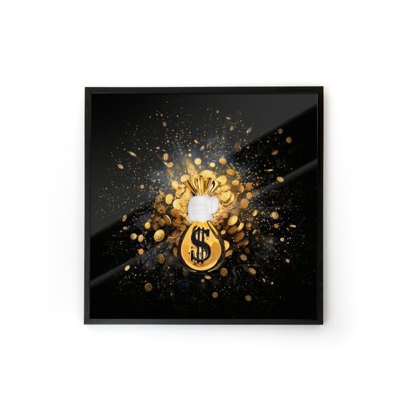 Quadro Money Bag Firework 40 × 40 cm