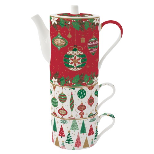 Tea for Two 500 ml in porcellana Jingle Bells