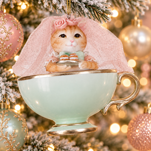 Personaggio Hug in a Mug 12 cm – Gattina nella Tazza Verde