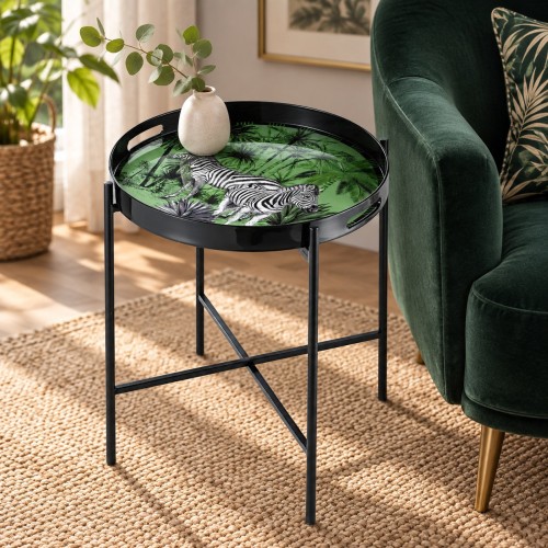 TAVOLINO ZEBRE ø42CM. H.51CM. PLACEMAT