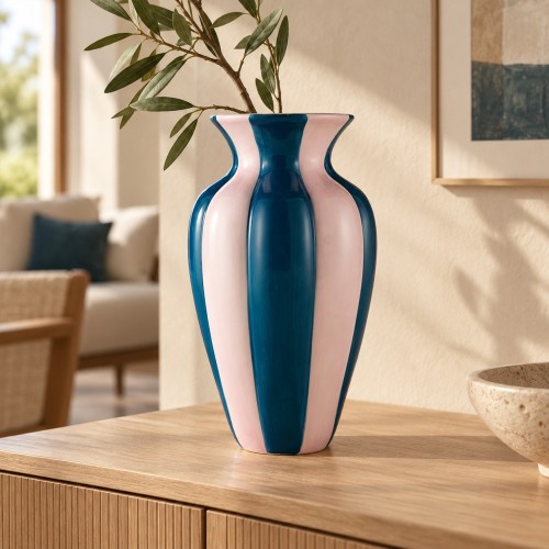 VASO ø17 H.30CM. ROSA/OTTANIO MAISON DUO