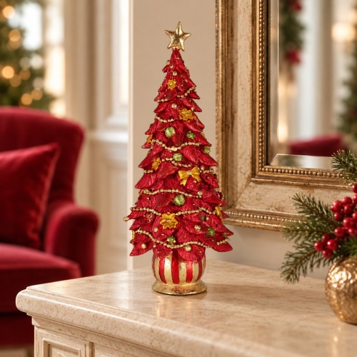 ALBERO EMPIRE H.35CM. ROSSO X'MAS TREES
