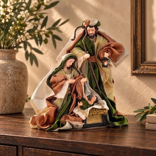 NATIVITA' CANVAS/VERDE CM.26x25H. NATIVITY