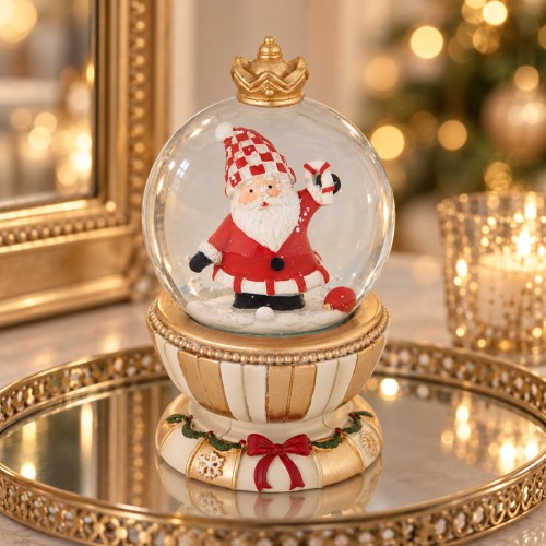 GLOBO BABBO NATALE CM.7x11,5H. PRESTIGE