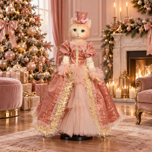 Bambola Gattina Hug in a Mug rosa 60 cm | Goodwill