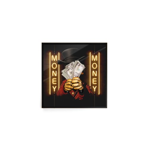 Quadro Dream Big Money Money 30 × 30 cm