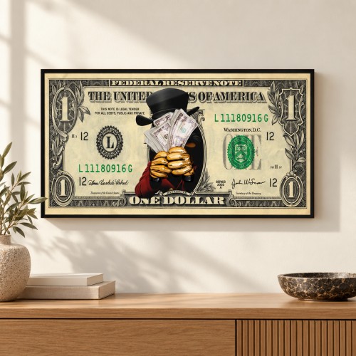 Quadro Dream Big Verdone 30 × 55 cm