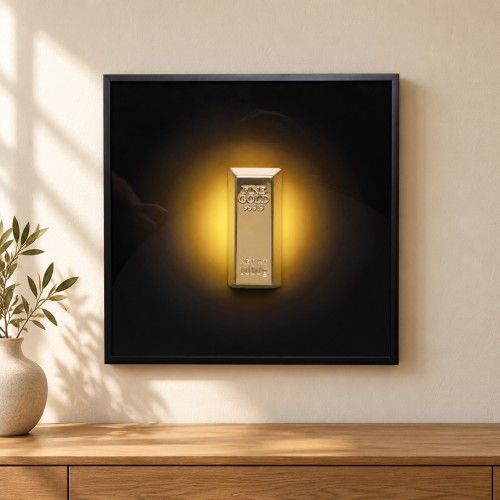 Quadro Linea Aurea Lingotto 40 × 40 cm