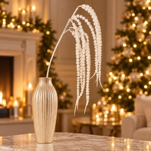 Ramo di Amaranto Pendente Bianco 94 cm