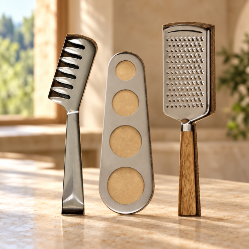 Set pasta 3 pezzi con porzionatore, grattugia e pinza Gift Novels