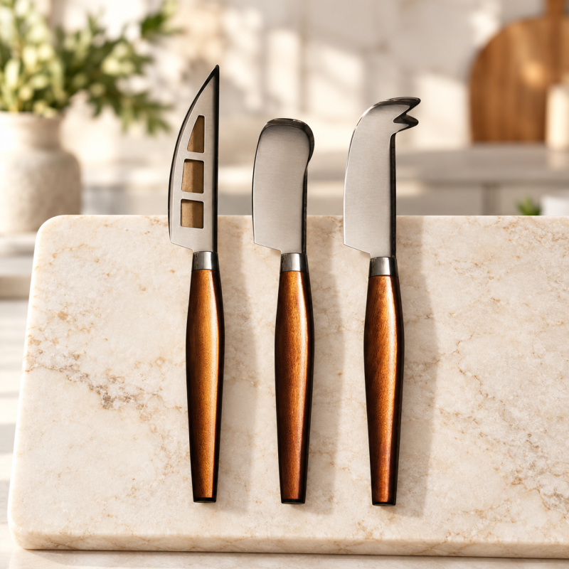 Set 3 coltelli formaggio in scatola regalo Gift Novels