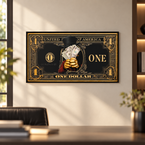Quadro Dream Big Verdone 20 × 36 cm