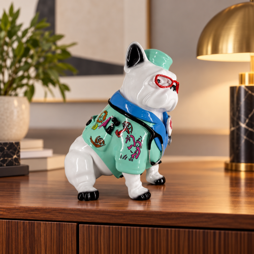 French Bulldog Doctor – Scultura S 29 × 22 × 40 cm
