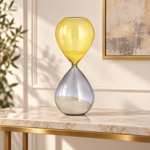 Il Tempo dell’Amore – Clessidra gialla H 40 cm