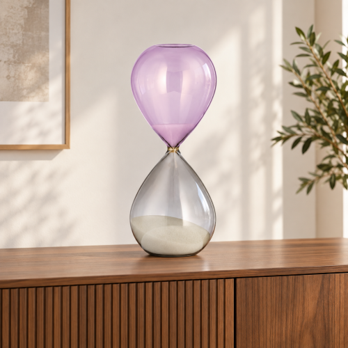 Il Tempo dell’Amore – Clessidra lilla H 40 cm