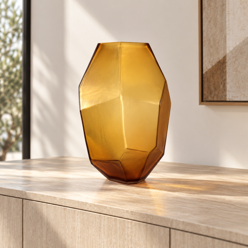 Ice – Vaso ambra H 30 cm