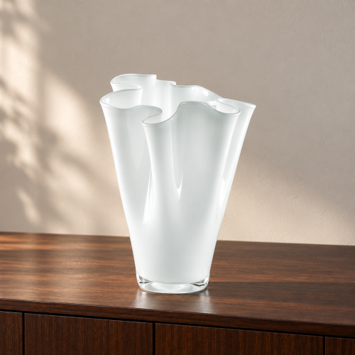 Wave – Vaso bianco H 30 cm