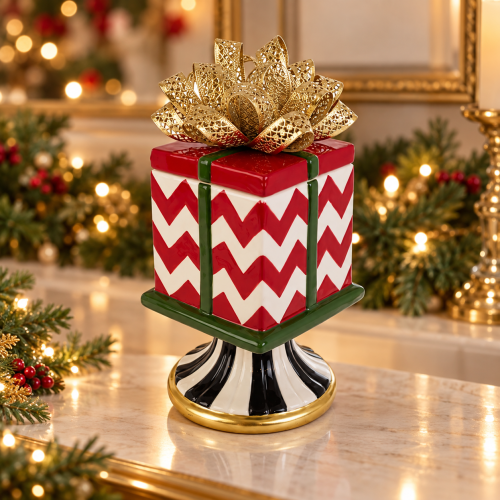 Scatola Regalo Red Royal in Ceramica 29,5 cm