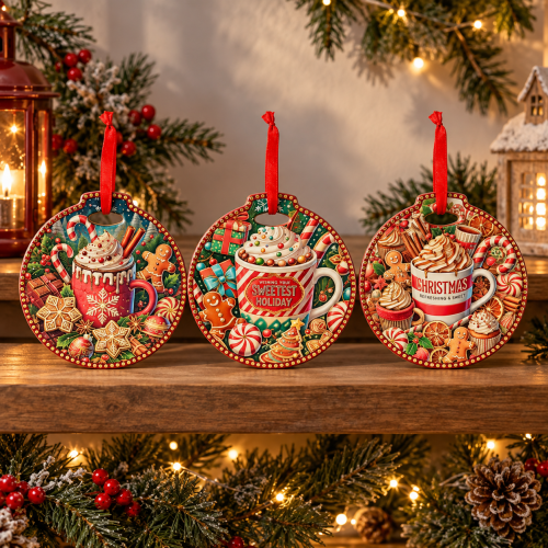 Mattonella Gingerbread in Ceramica 20 × 21 cm, 3 Assortite