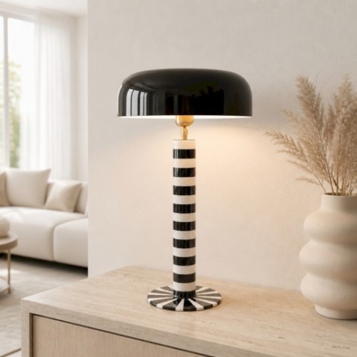 KENNY lampada nero/bianco 50 cm