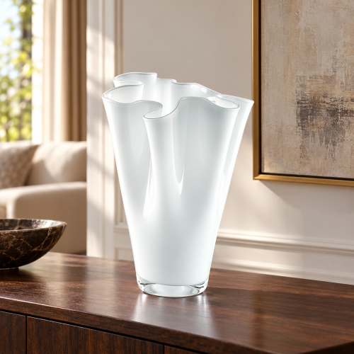 Wave – Vaso bianco H 40 cm