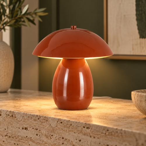 Lampada da Tavolo Tile in Metallo 24x24x25,5 cm