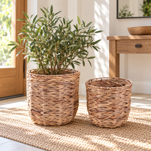 Set/2 Cachepot Vimini D.33-30 Cm