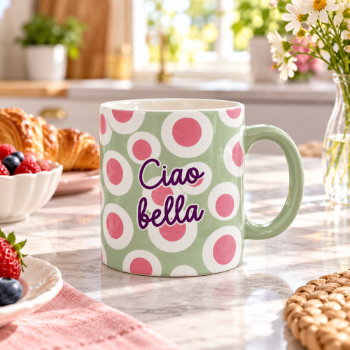 Tazza singola 350 ml in porc.in color box ENERGY - CIAO BELLA
