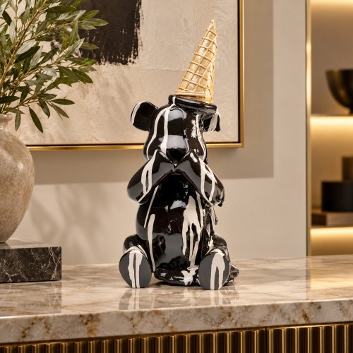 Orso di Gelato 37cm: Decorazione Unica per Casa