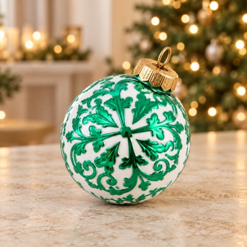 Only Xmas sfera verde 10 cm