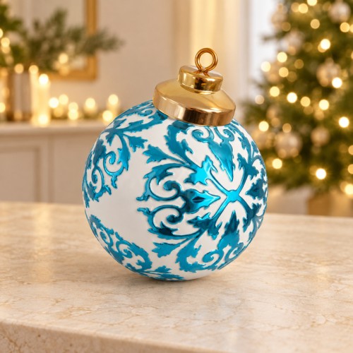 Only Xmas sfera turchese 20 cm