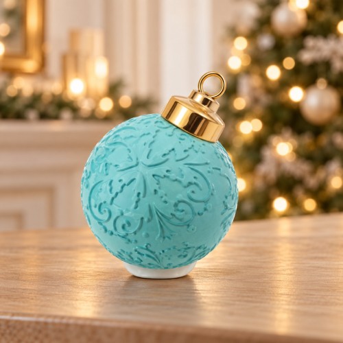 Only Xmas 2 sfera turchese 10 cm