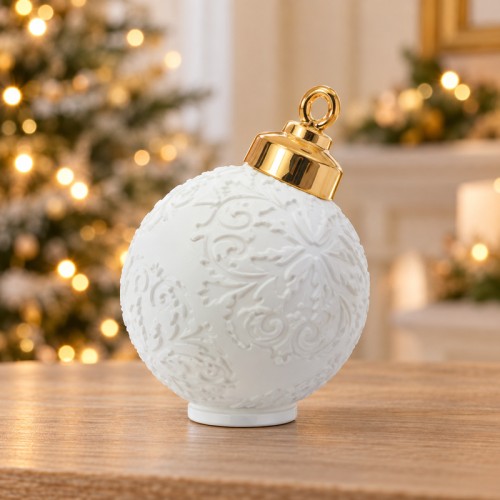Only Xmas 2 sfera bianca 10 cm