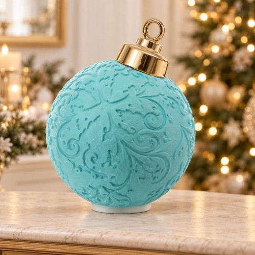 Only Xmas 2 sfera turchese 20 cm