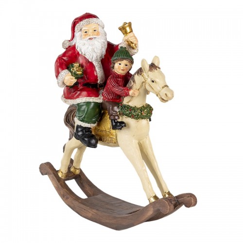 Babbo Natale su cavallo  20x21