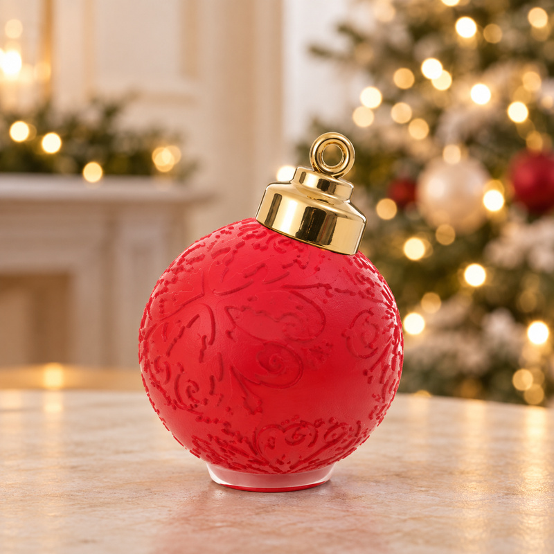 Only Xmas 2 sfera rossa 10 cm